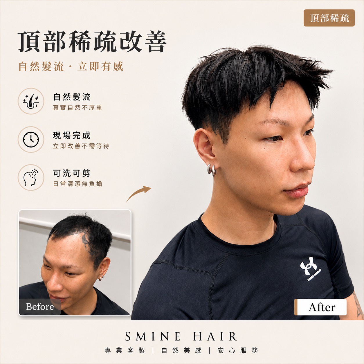 大安區假髮推薦首選，聚沙龍從需求出發幫你找到最適合的那一頂